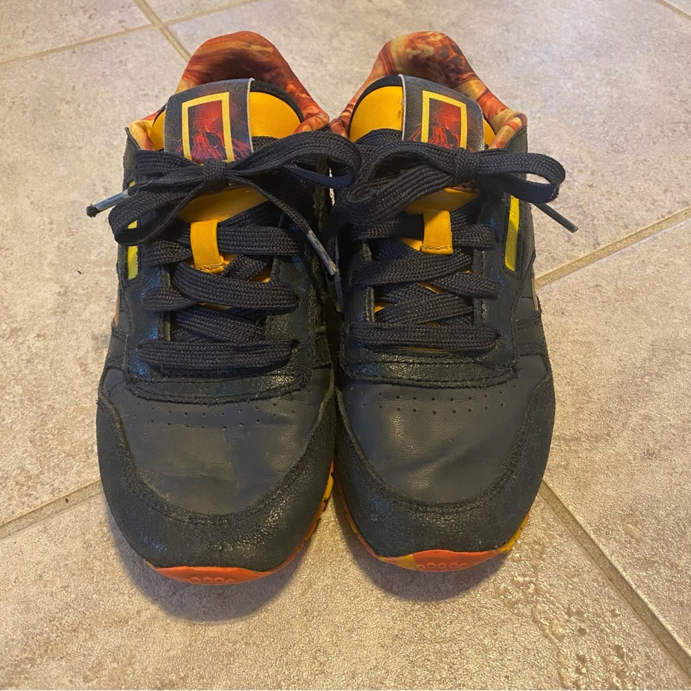 National Geographic x Reebok collab boys shoe size 2.
